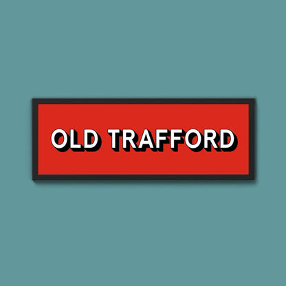 Manchester United FC Framed Print (New Style) - Above The Door