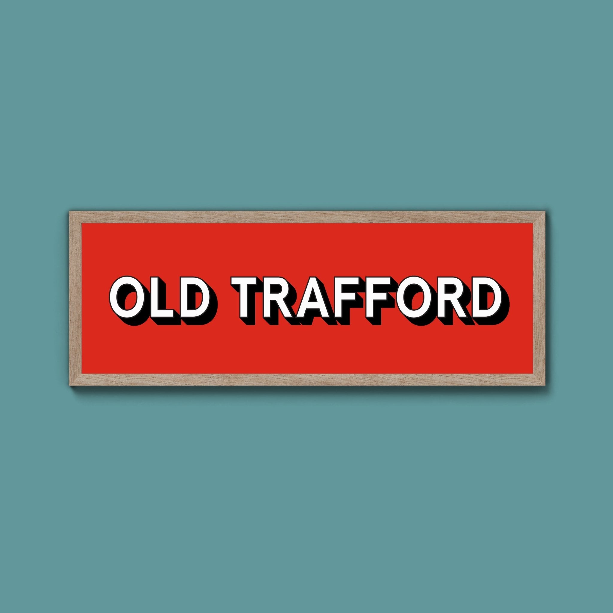 Manchester United FC Framed Print (New Style) - Above The Door
