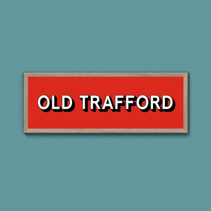 Manchester United FC Framed Print (New Style) - Above The Door