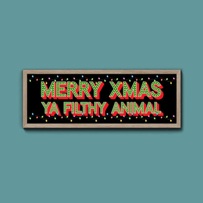 Merry Christmas Framed Print - Above The Door