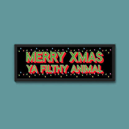 Merry Christmas Framed Print - Above The Door