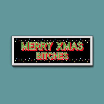 Merry Christmas Framed Print - Above The Door