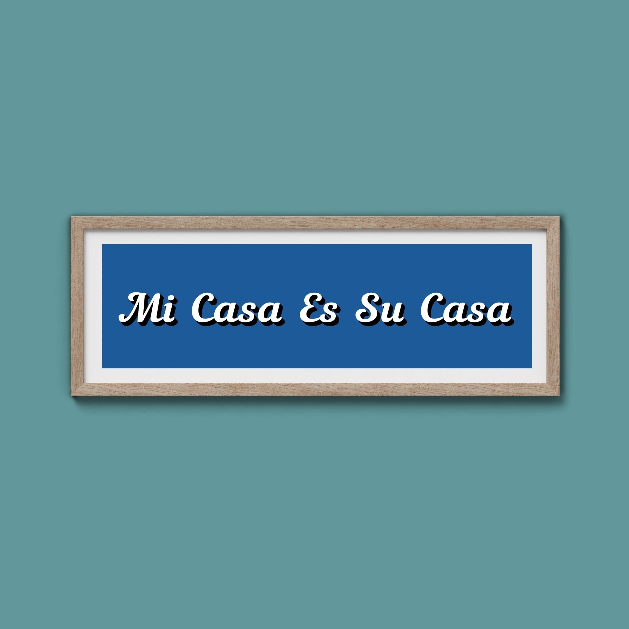 Mi Casa Es Su Casa Framed Print - Above The Door