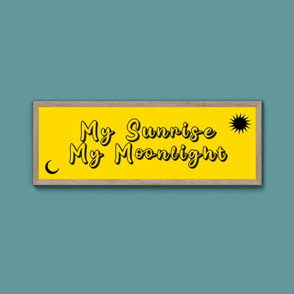 My Sunshine My Moon Light Framed Print (New Style) - Above The Door