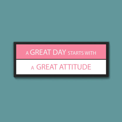 Negative And Positive Framed Print - Above The Door