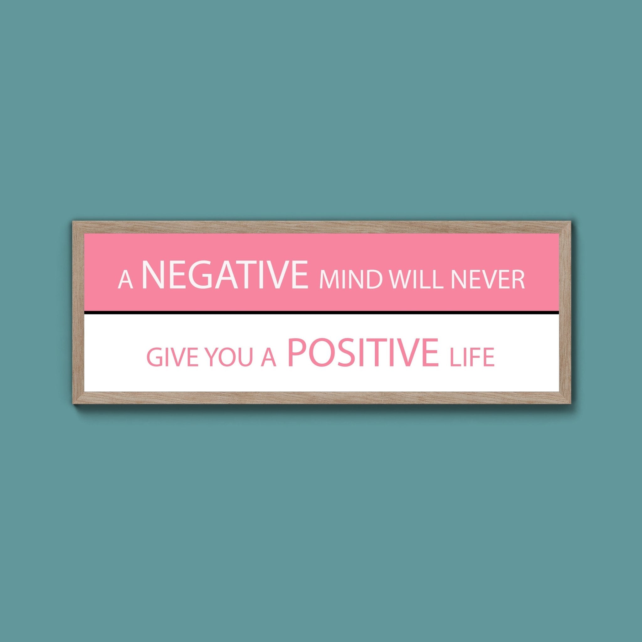 Negative And Positive Framed Print - Above The Door