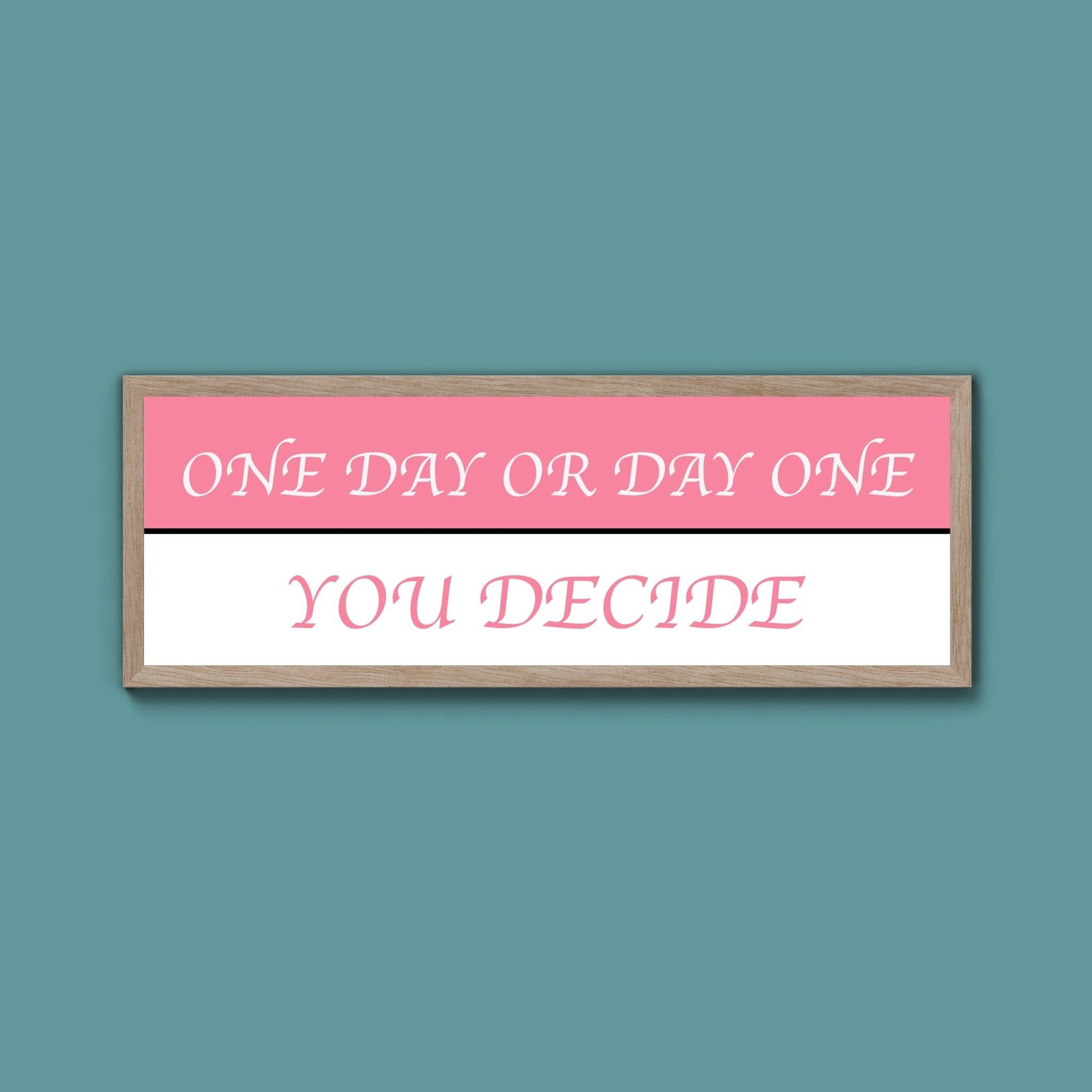 Negative And Positive Framed Print - Above The Door