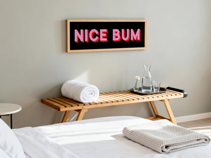 Nice Bum Framed Print (New Style) - Above The Door