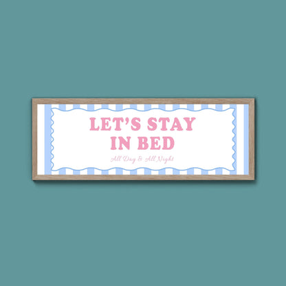 Night Night Love You Framed Print (New Style) - Above The Door