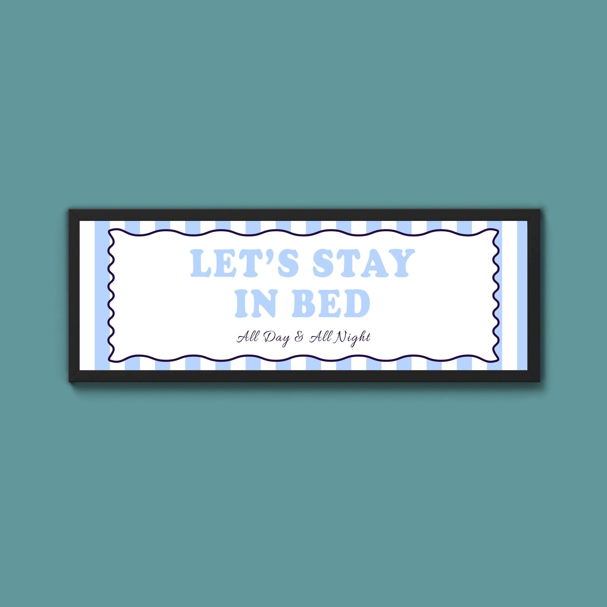 Night Night Love You Framed Print (New Style) - Above The Door