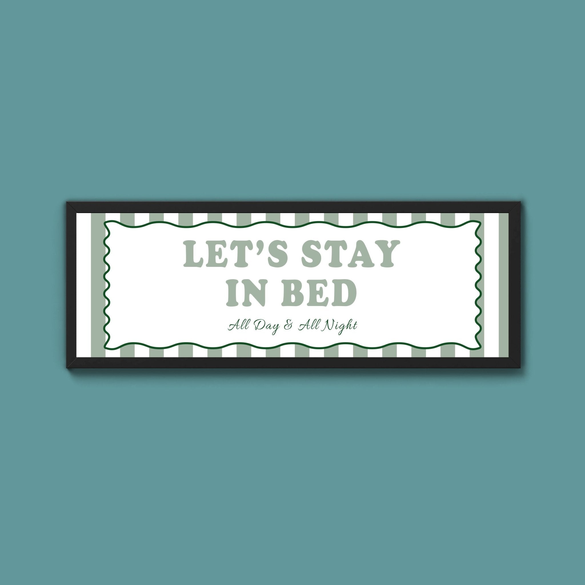 Night Night Love You Framed Print (New Style) - Above The Door