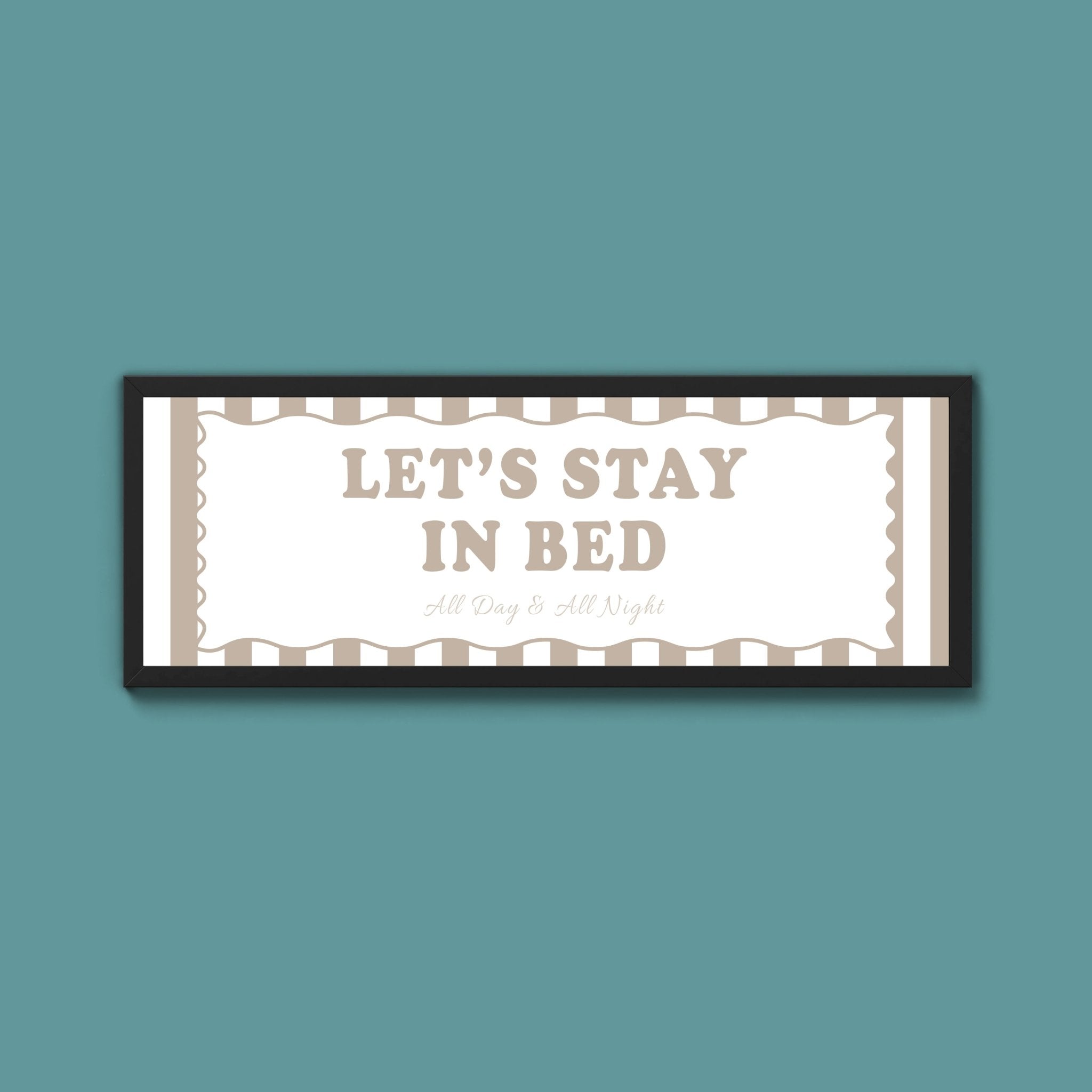 Night Night Love You Framed Print (New Style) - Above The Door