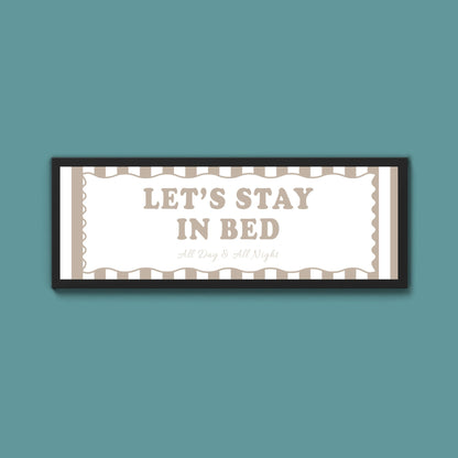 Night Night Love You Framed Print (New Style) - Above The Door