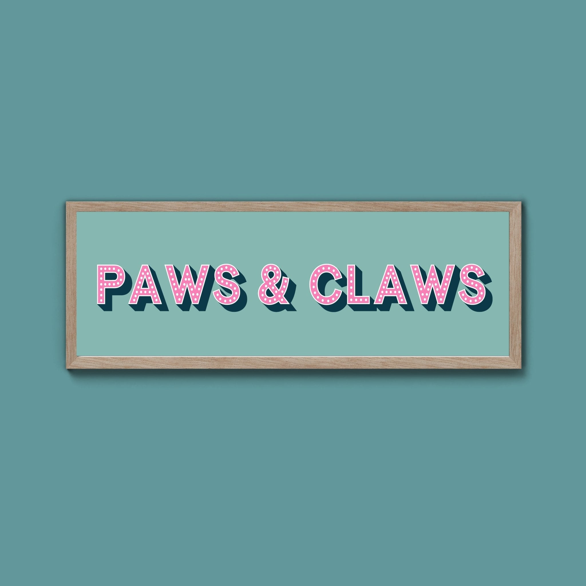 Paws & Claws Framed Print (New Style) - Above The Door