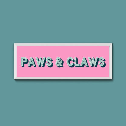 Paws & Claws Framed Print (New Style) - Above The Door
