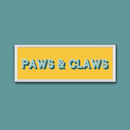 Paws & Claws Framed Print (New Style) - Above The Door