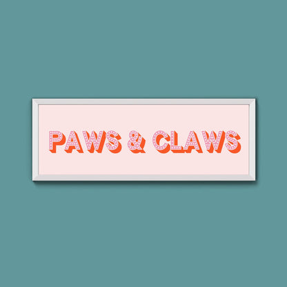 Paws & Claws Framed Print (New Style) - Above The Door