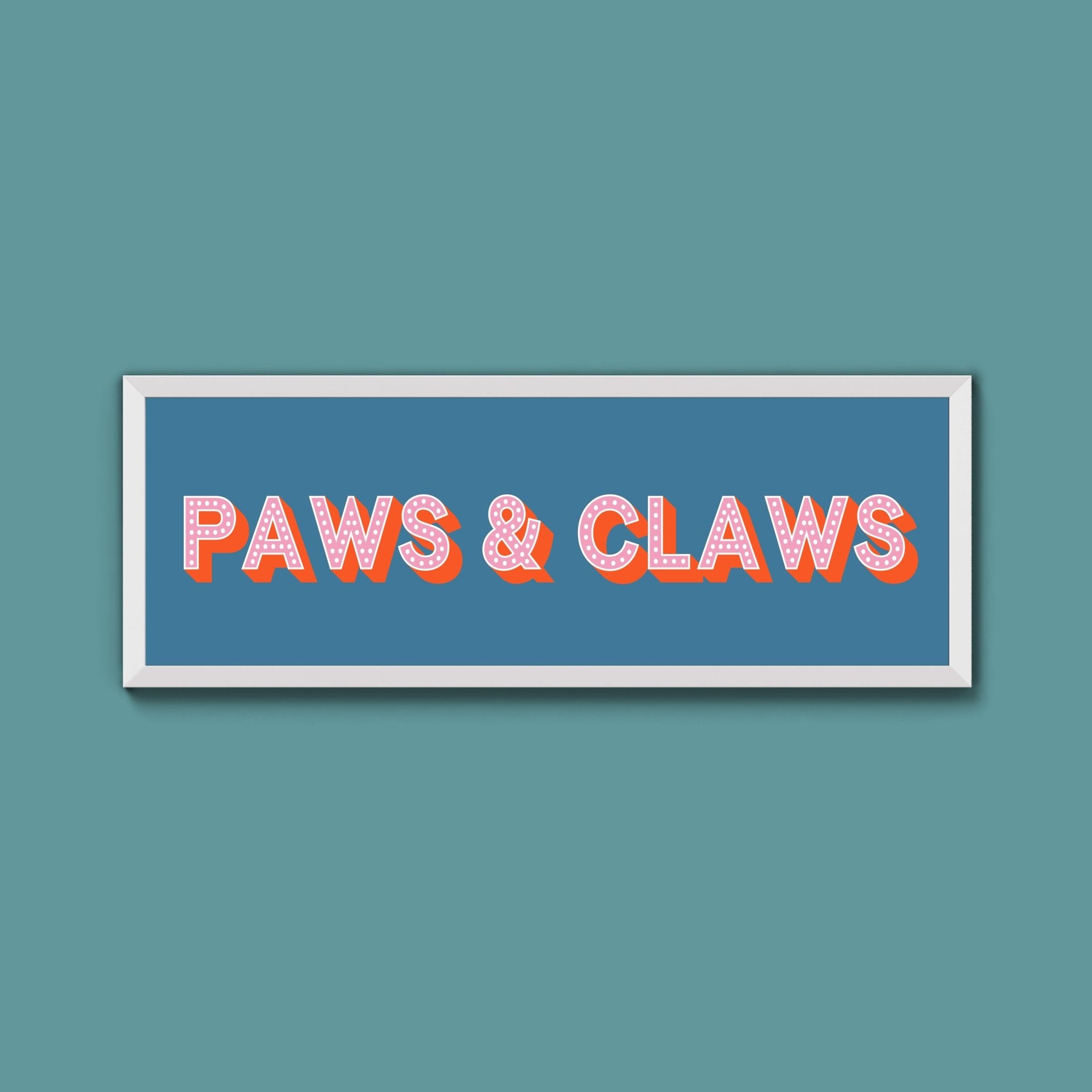 Paws & Claws Framed Print (New Style) - Above The Door