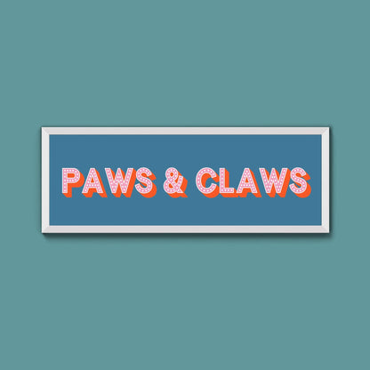Paws & Claws Framed Print (New Style) - Above The Door
