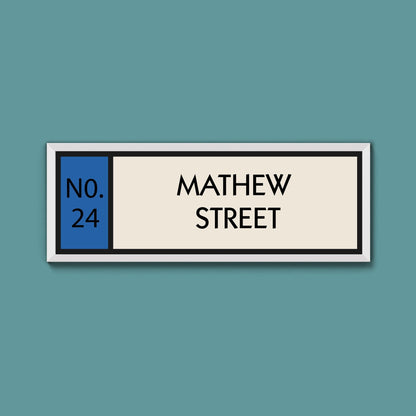 Personalised Framed Street Print (New Style) - Above The Door