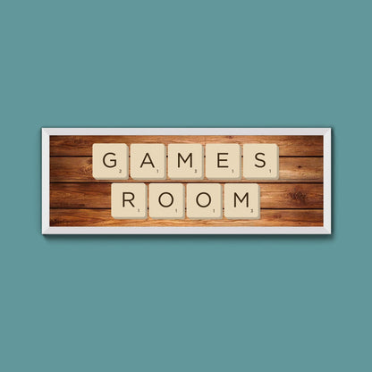 Personalised Scrabble Framed Print (New Style) - Above The Door