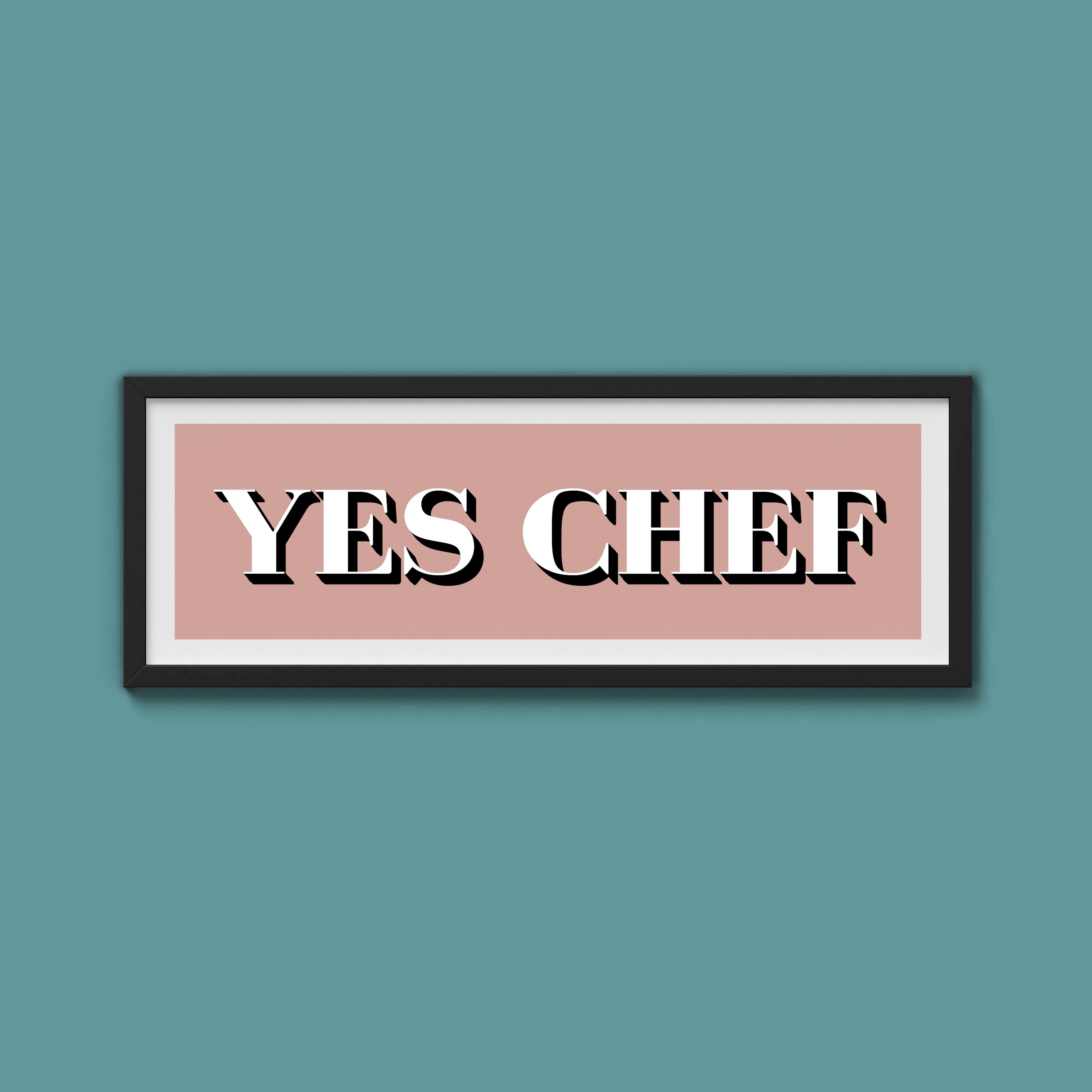 Yes Chef Framed Print