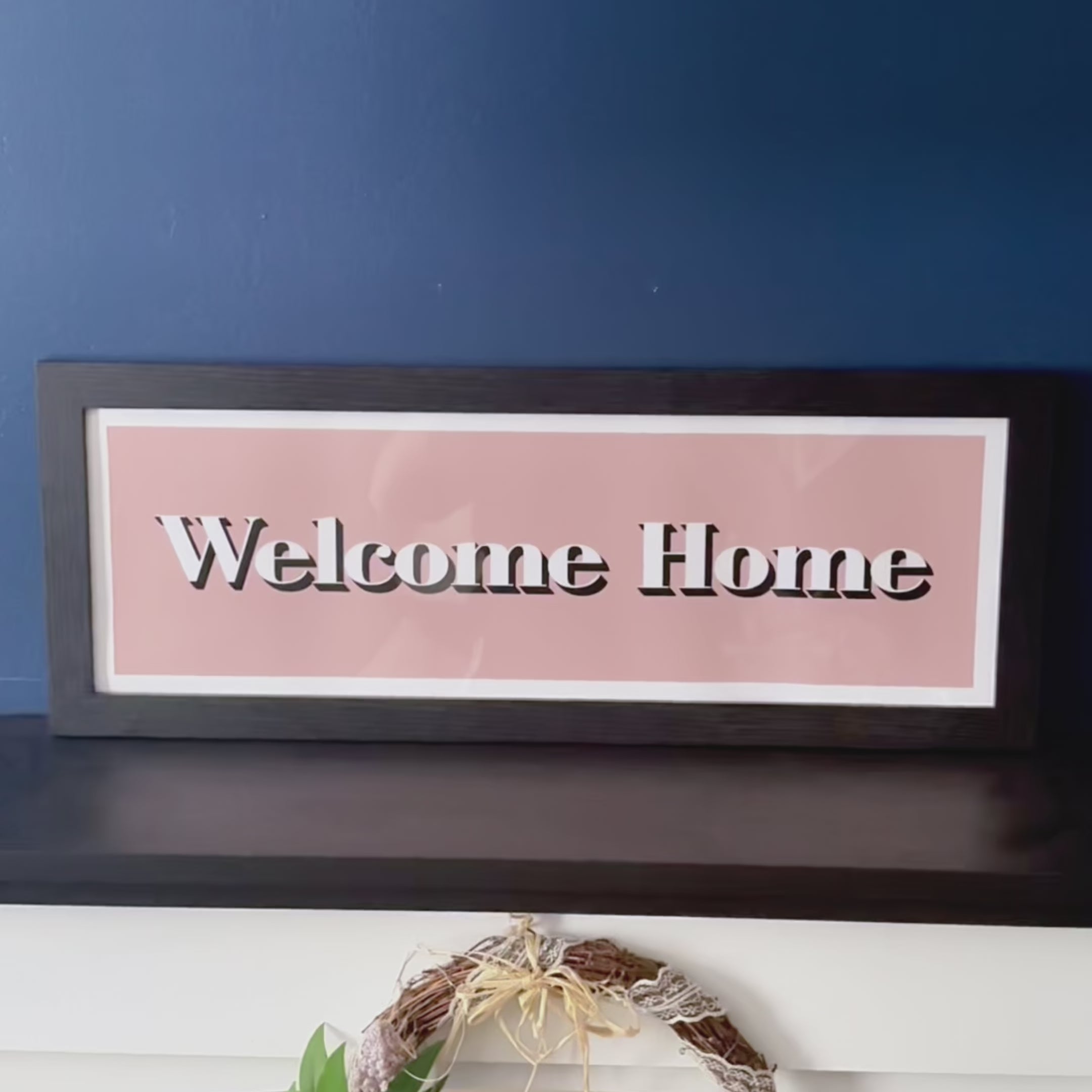 Welcome Home Framed Print