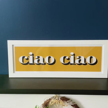 Ciao Ciao Framed Print