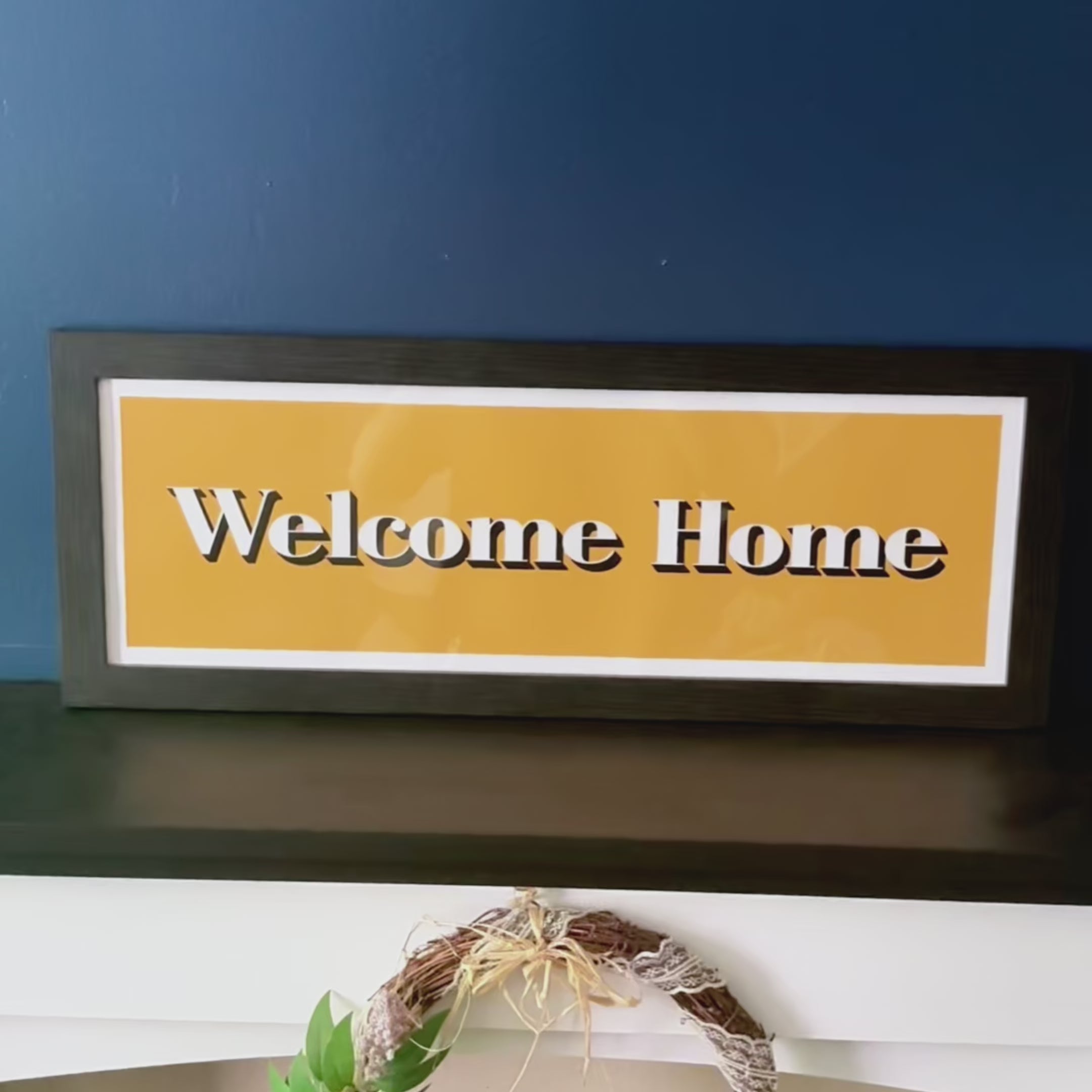 Welcome Home Framed Print