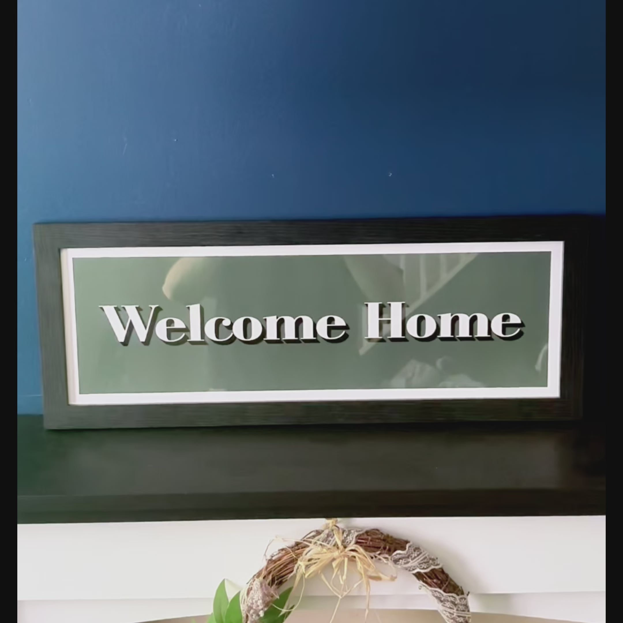 Load video: Welcome Home Framed Print