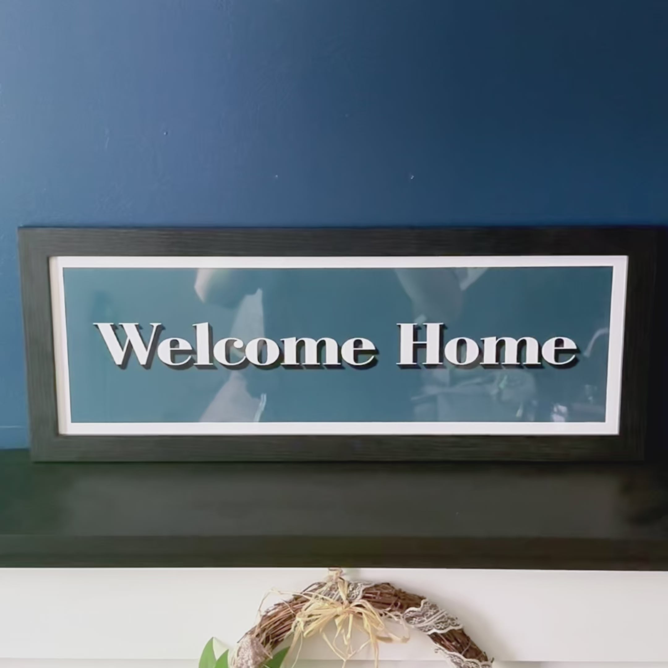 Load video: Welcome Home Framed Print