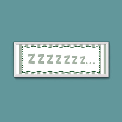 Snooze Zzzzz Framed Print - Above The Door