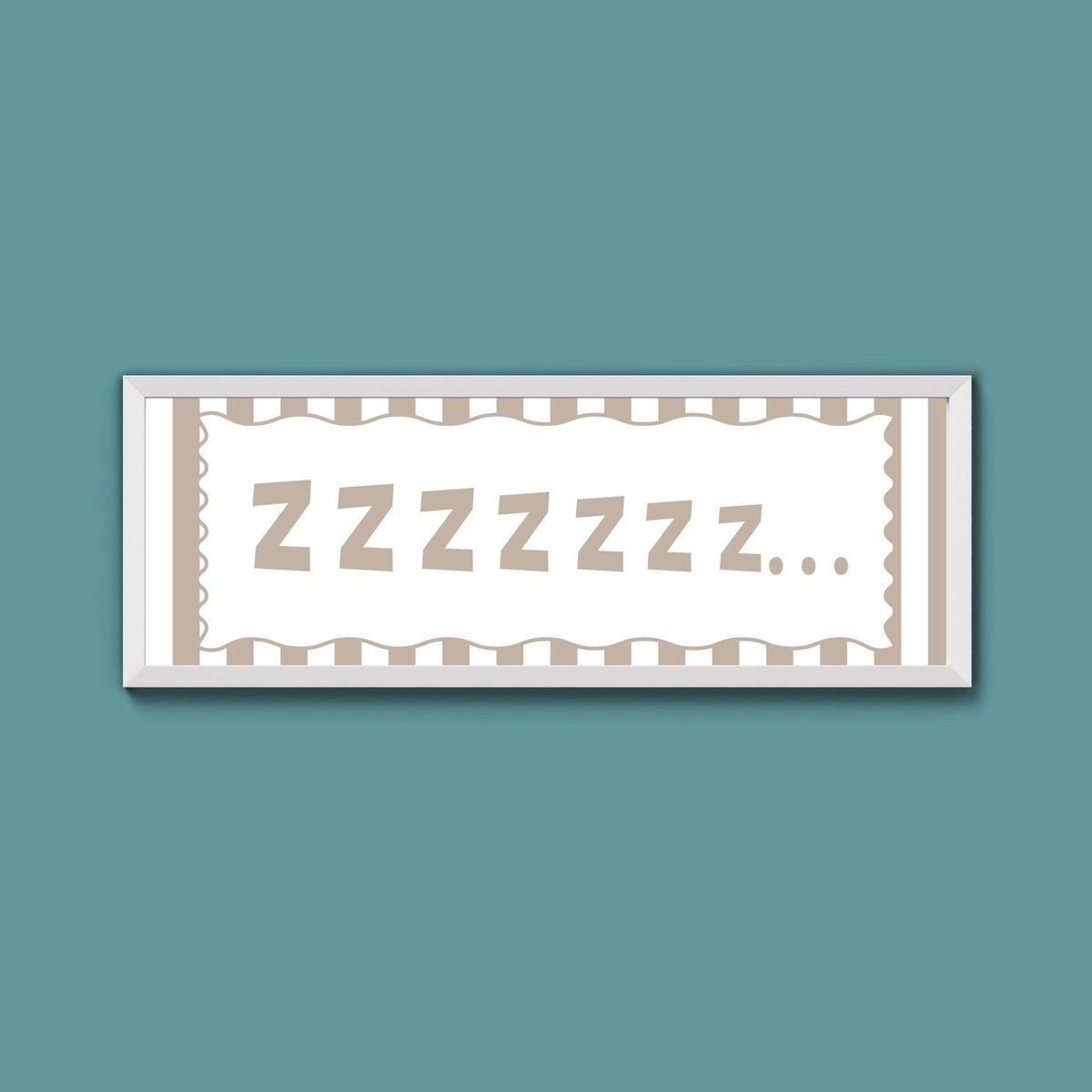 Snooze Zzzzz Framed Print - Above The Door