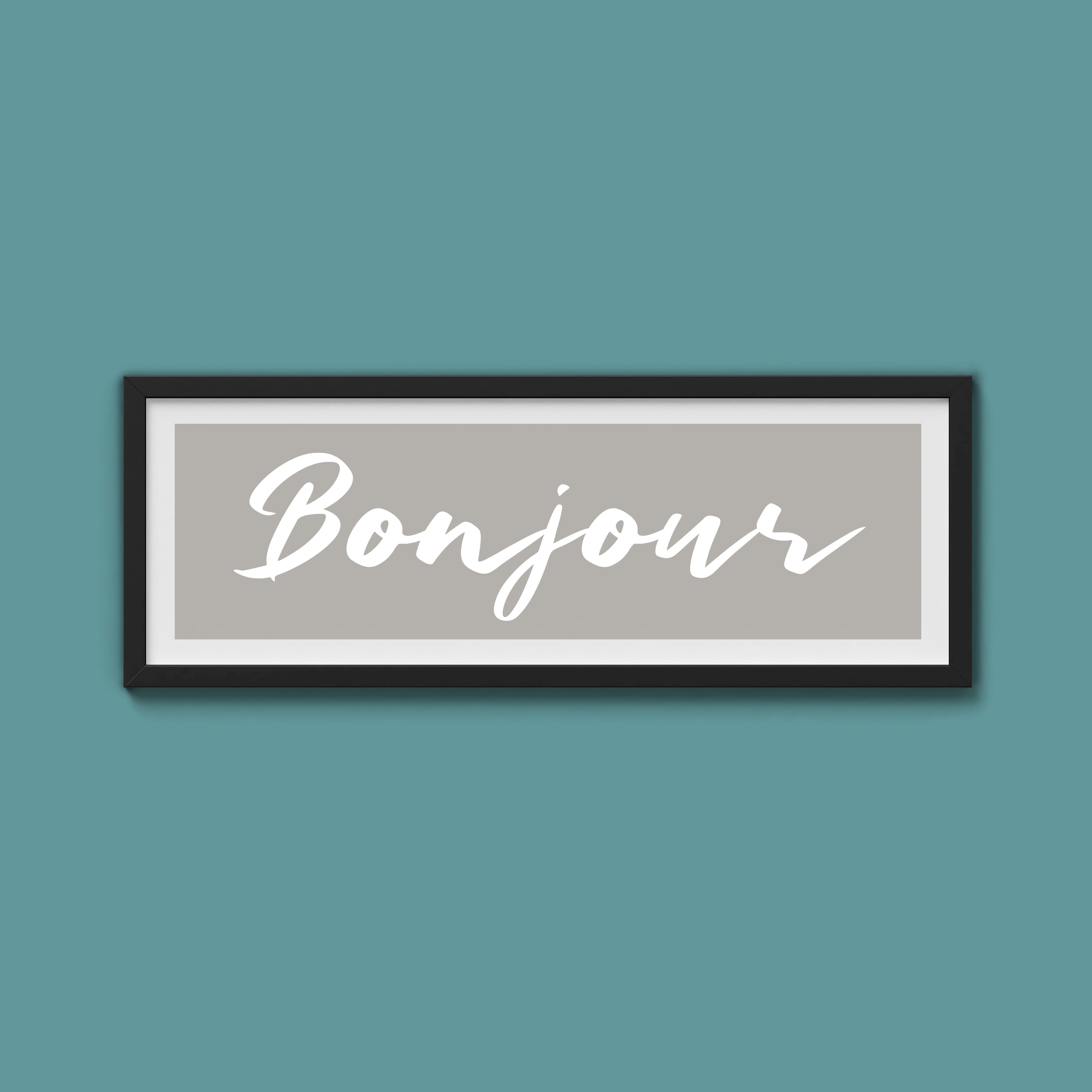 Bonjour Framed Print