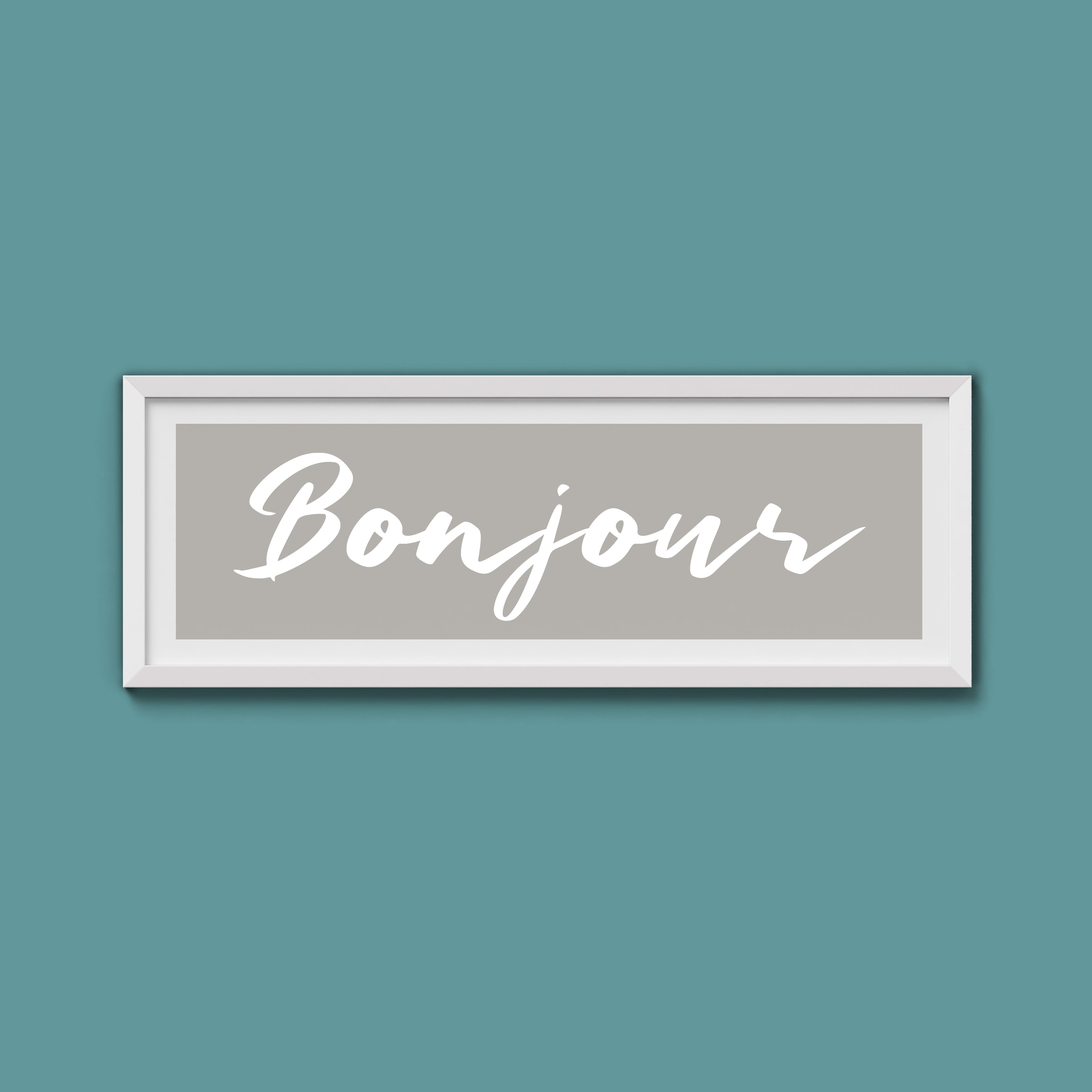 Bonjour Framed Print