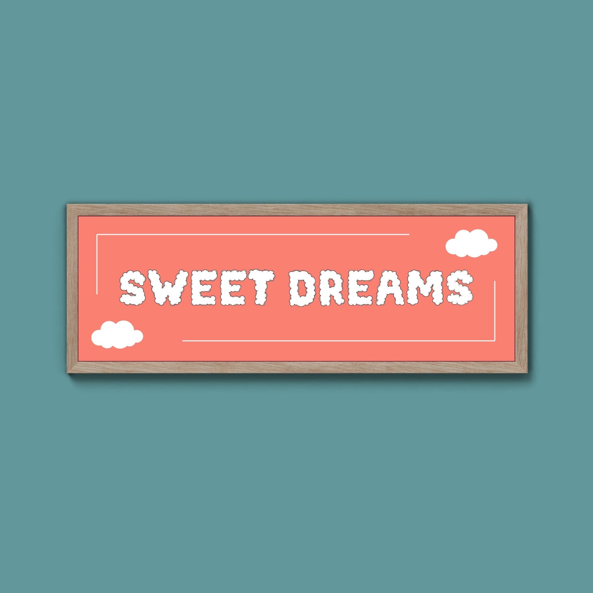 Sweet Dreams Framed Print (New Style) - Above The Door