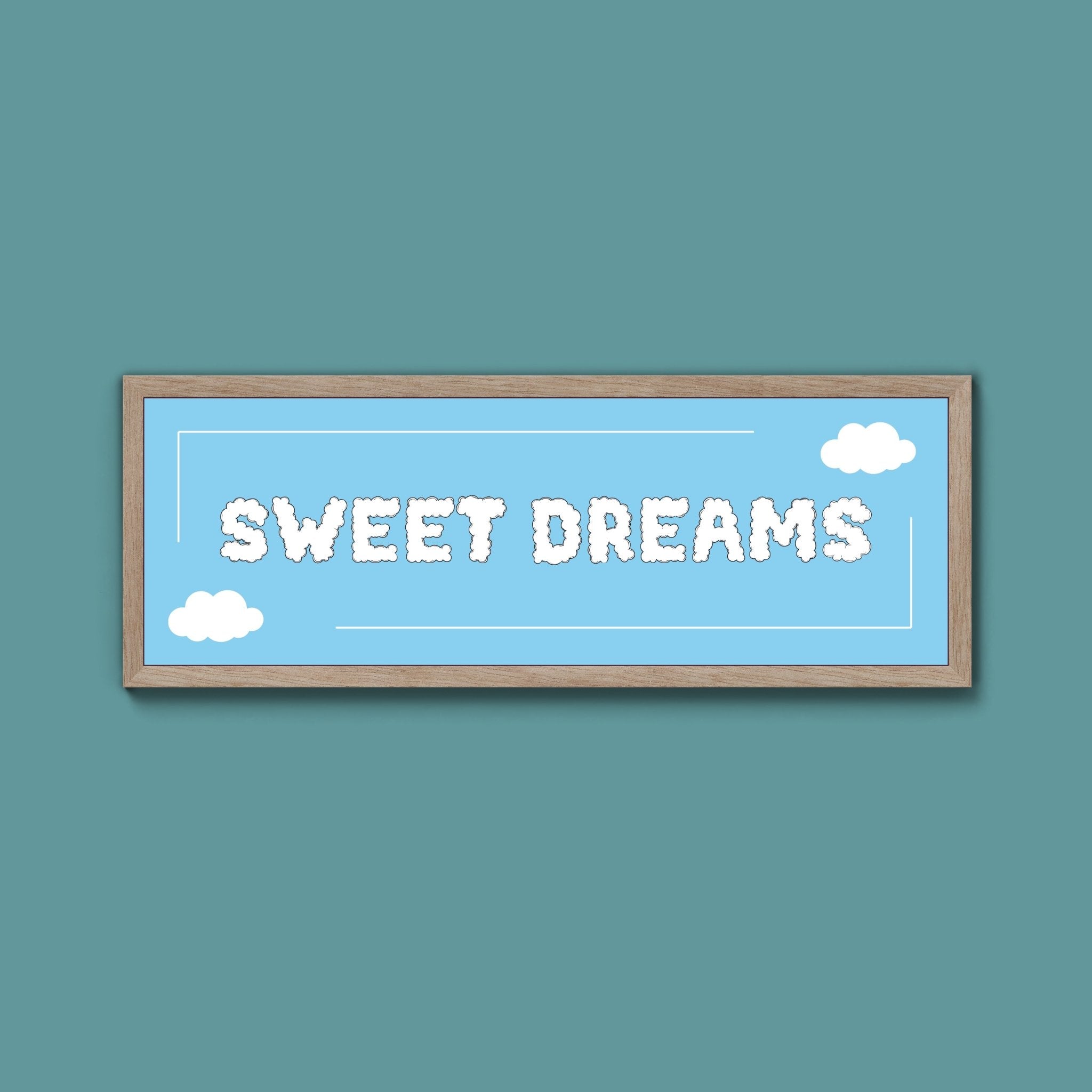 Sweet Dreams Framed Print (New Style) - Above The Door