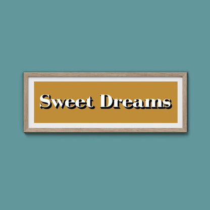 Sweet Dreams Print - Above The Door