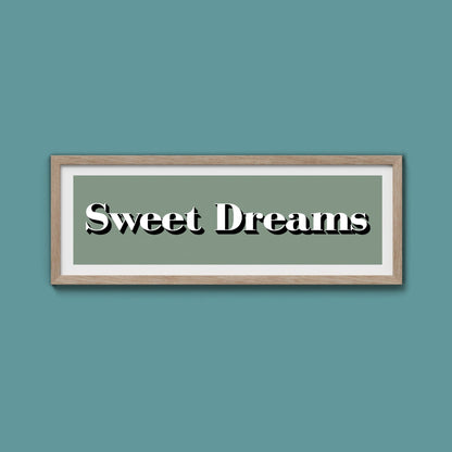 Sweet Dreams Print - Above The Door