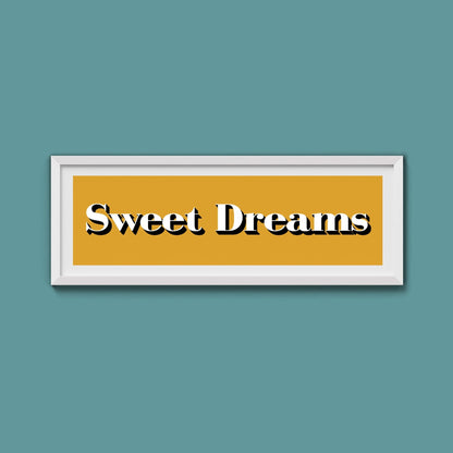 Sweet Dreams Print - Above The Door