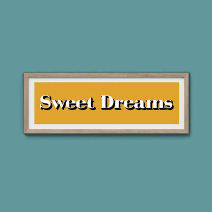 Sweet Dreams Print - Above The Door
