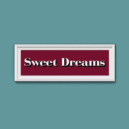 Sweet Dreams Print - Above The Door