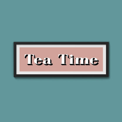 Tea Time Print - Above The Door