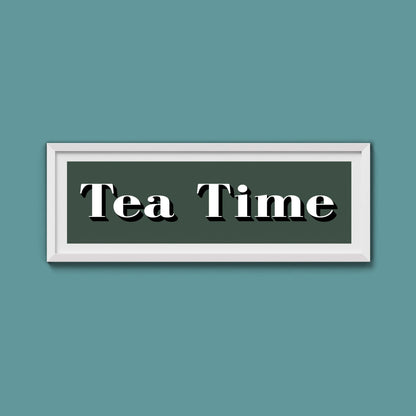 Tea Time Print - Above The Door