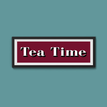 Tea Time Print - Above The Door