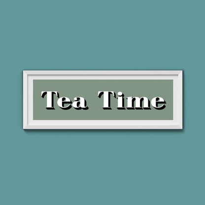 Tea Time Print - Above The Door
