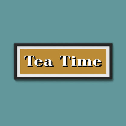 Tea Time Print - Above The Door