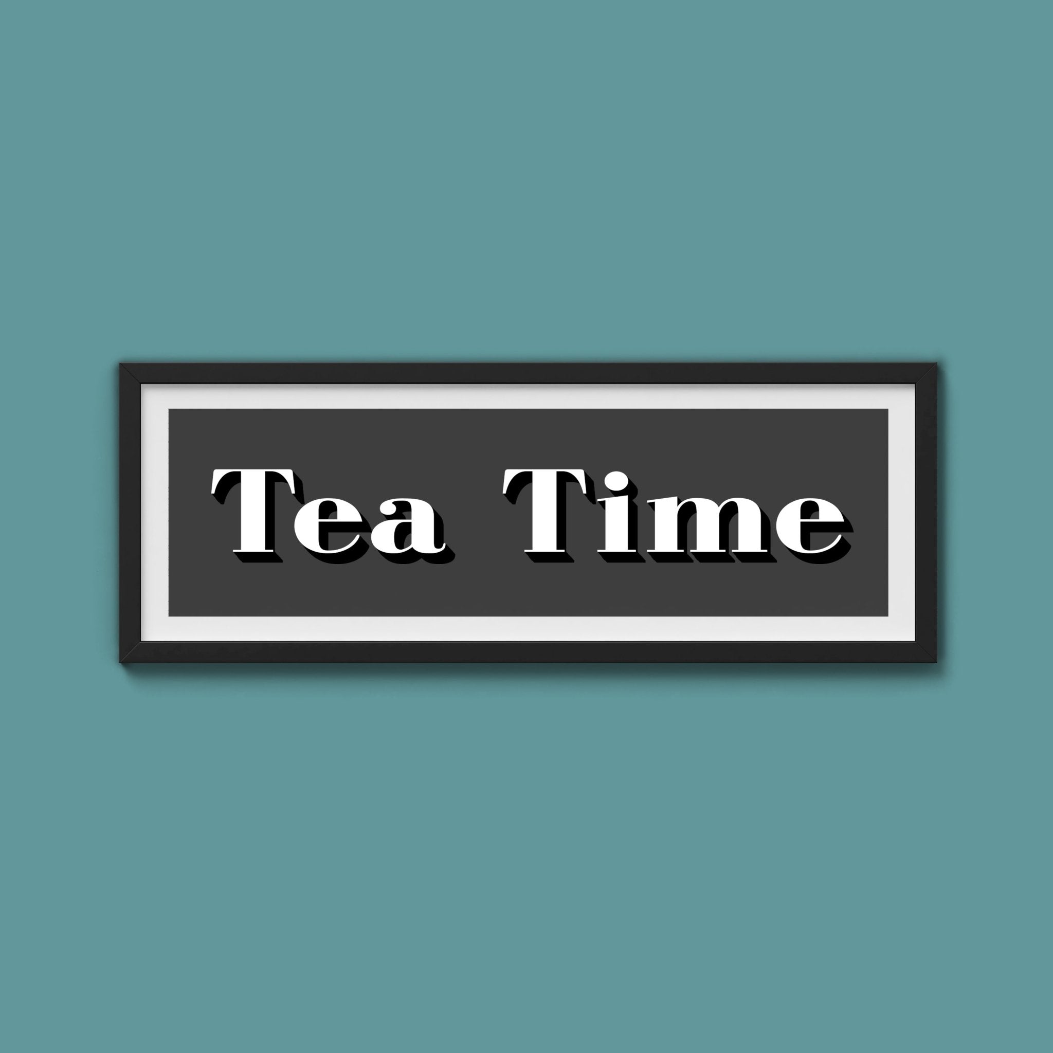 Tea Time Print - Above The Door