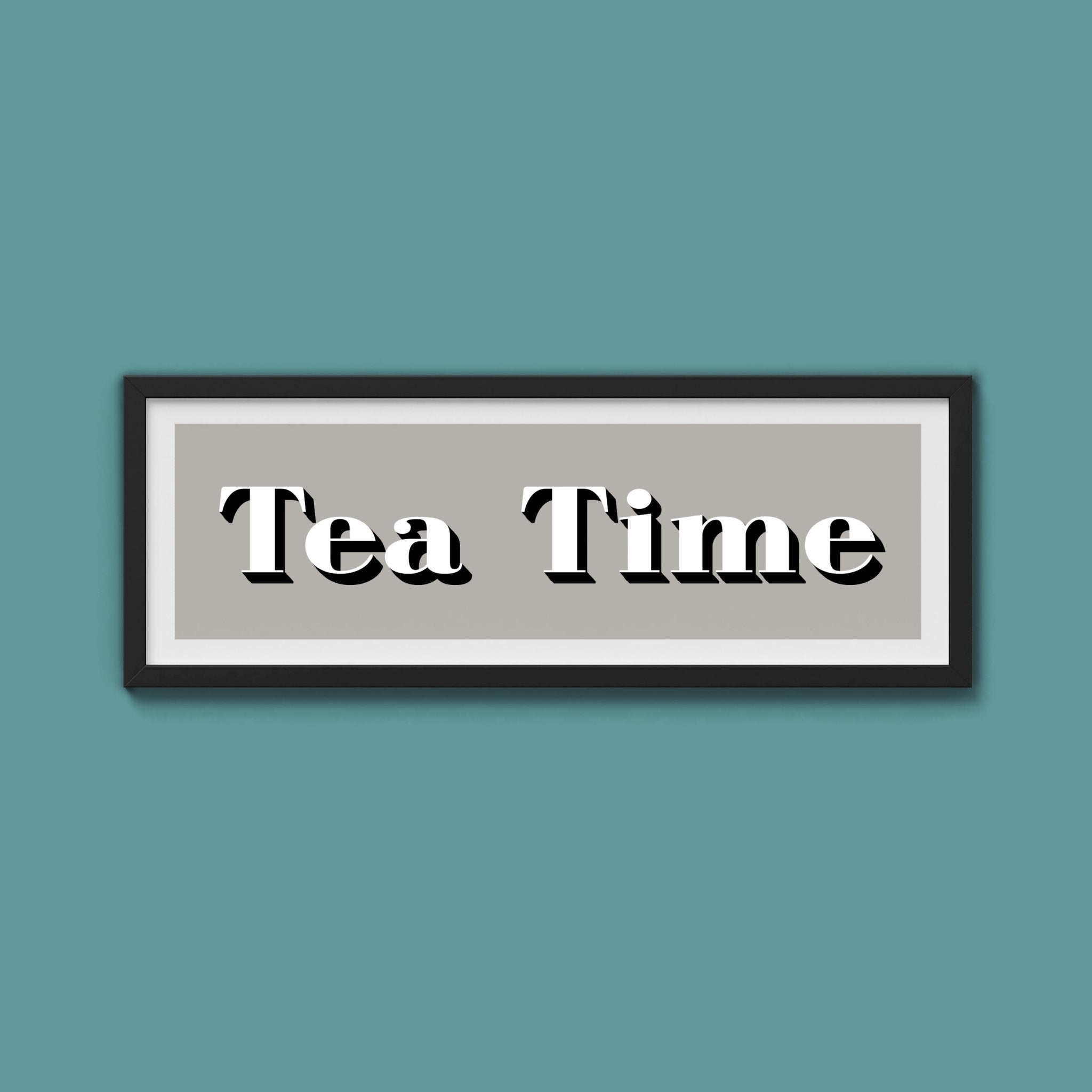 Tea Time Print - Above The Door