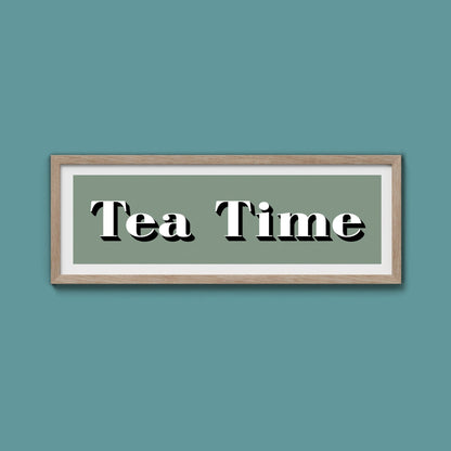 Tea Time Print - Above The Door
